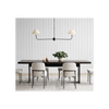 Piaf Large 2-Light Linear Pendant | Modern Luxury Fixture