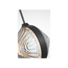Copper Coast 15" Olive Cut Pendant Light | Luxury LED Glass Fixture