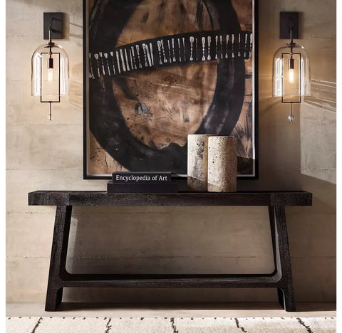 Fulcrum Grand Sconce | Luxury Hand-Blown Glass & Brass Wall Light