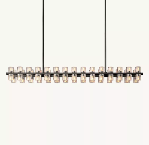 Arcachon LED Rectangular Chandelier 54"