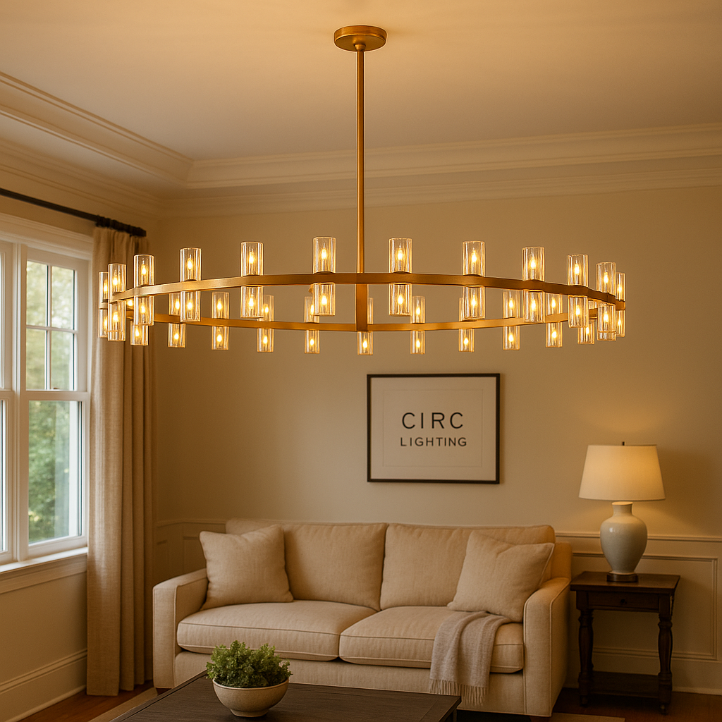 Arcachon LED Round Chandelier 48"