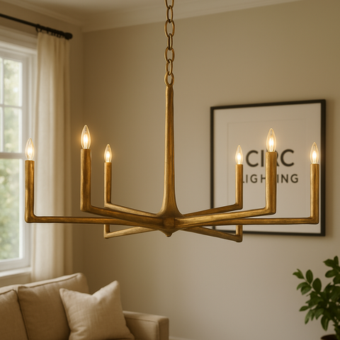 Thaddeus Round Chandelier 36"