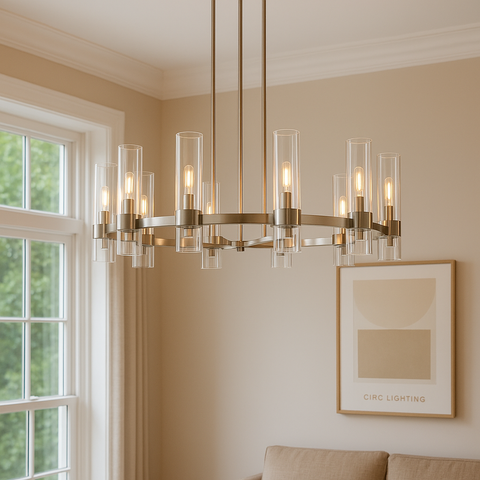 Ravelle Round Chandelier 36"
