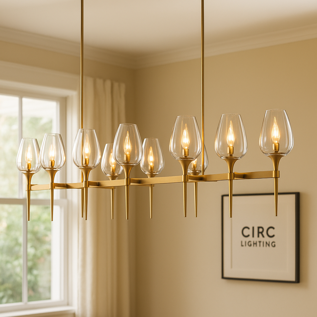 Tulip Linear Chandelier 65"