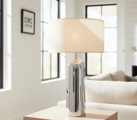 Sarezzo Metal Tapered Table Lamp