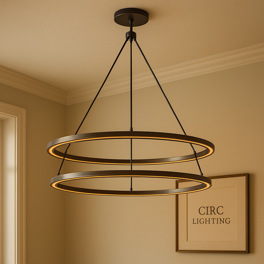 Peralta Two-Tier Round Chandelier 60"