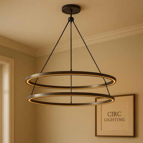 Peralta Two-Tier Round Chandelier 60"