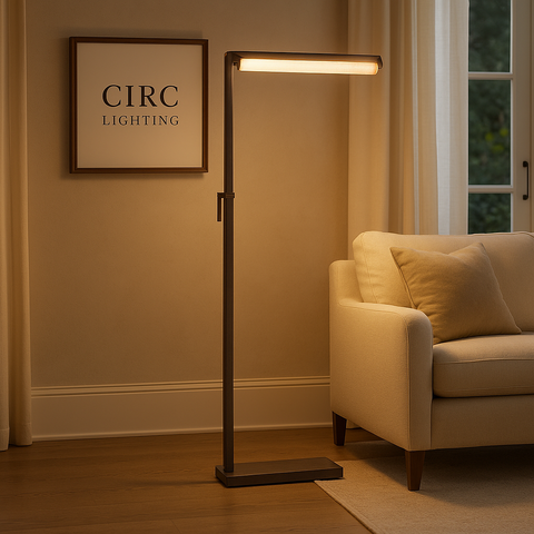 Audubon Crystal Task Floor Lamp
