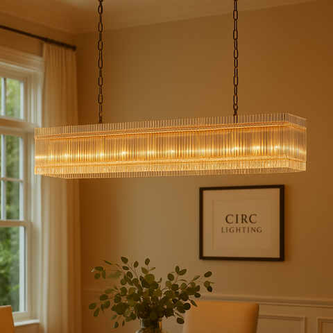 San Marco Rectangular Chandelier 54"