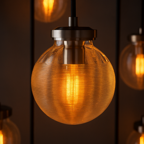 Pearl Round Chandelier 60"