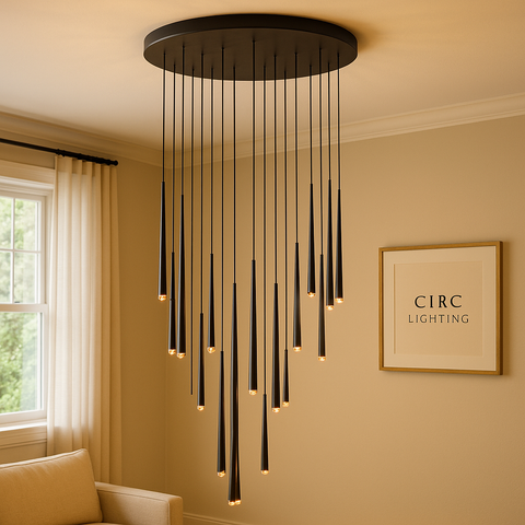 Aquitaine Round Chandelier 48"