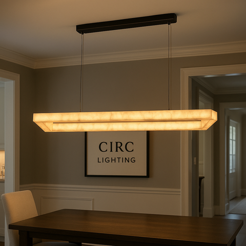 Rivage Lueur Rectangular Chandelier 72"