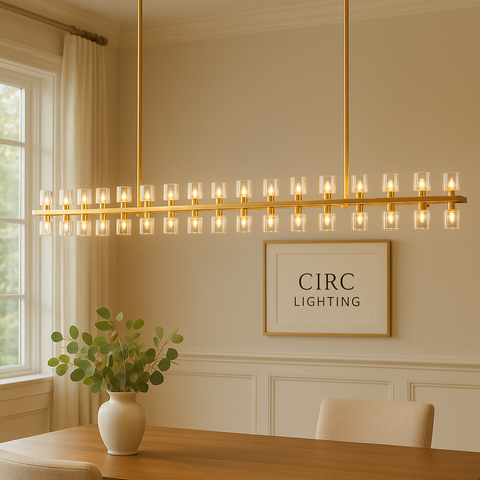 Arcachon LED Rectangular Chandelier 54"