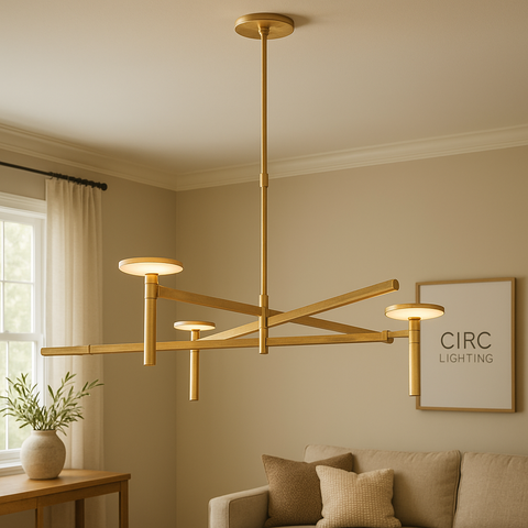 Melange Round Chandelier 45"