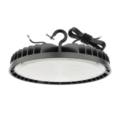 CIRC LED UFO High Bay Light 150W/120W/90W 5000K 100–277V Black 0–10V Dimmable