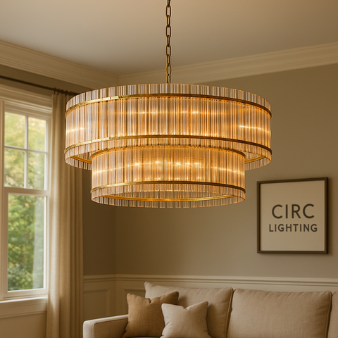 San Marco Two-Tier Round Chandelier 60"