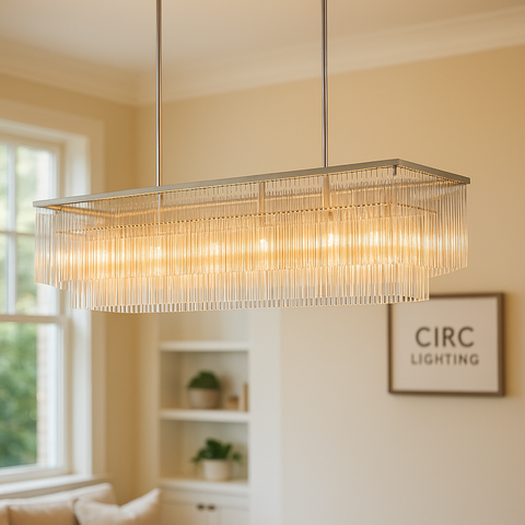 Amadeo Rectangular Chandelier 72"