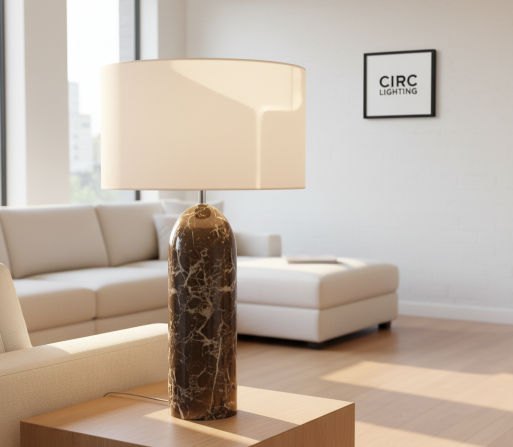 Sarezzo Stone Tapered Table Lamp