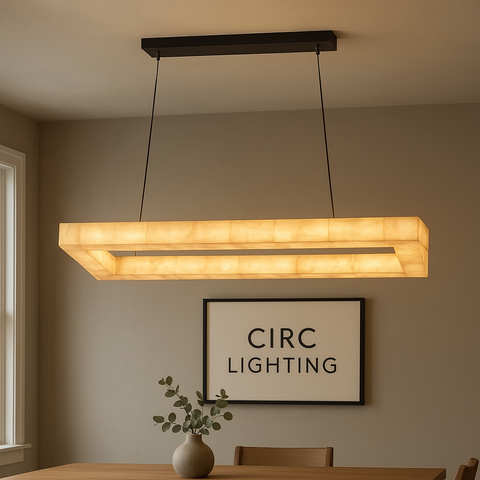 Rivage Lueur Rectangular Chandelier 54"