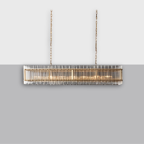 San Marco Rectangular Chandelier 54"