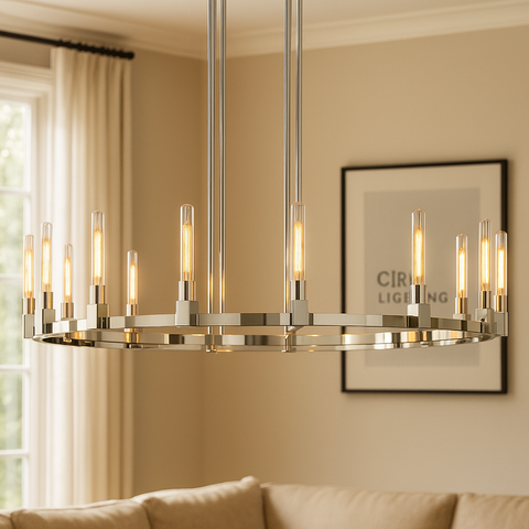 Cannele Round Chandelier 72"