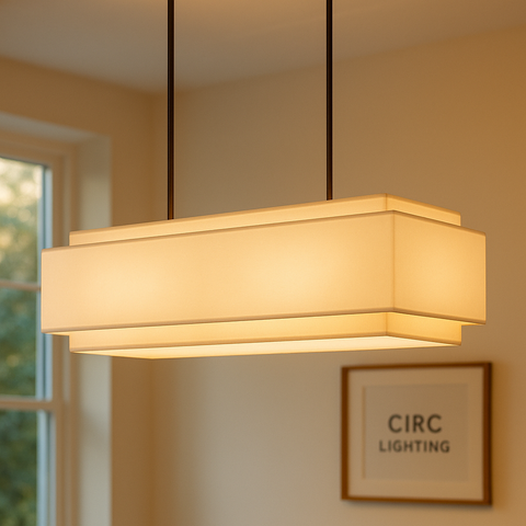 Échelon Rectangular Chandelier 63"