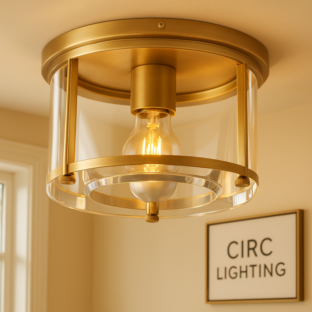 Savile Round Flushmount