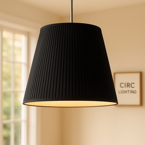 Reed Pleated Barrel Pendant