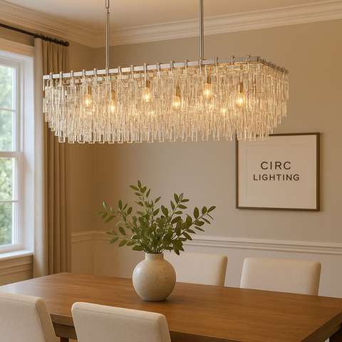 Marignan Rectangular Chandelier 60"