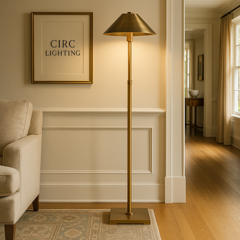 Utilitaire Metal Shade Floor Lamp