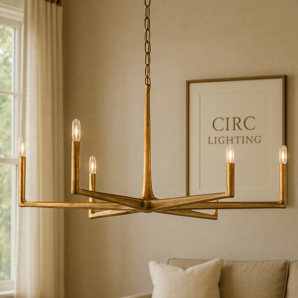 Thaddeus Round Chandelier 48"