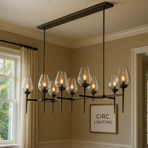 Tulip Linear Chandelier 65"