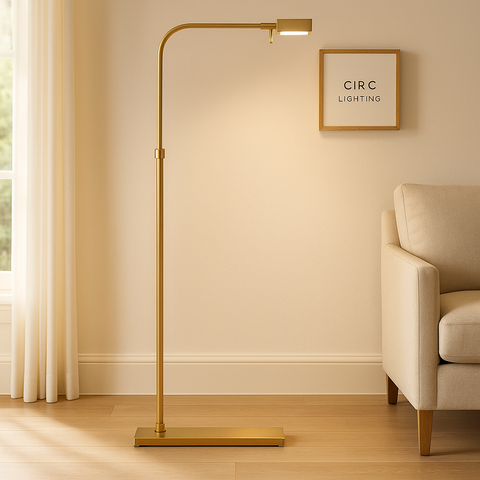 Osborne Triangle Shade Task Floor Lamp