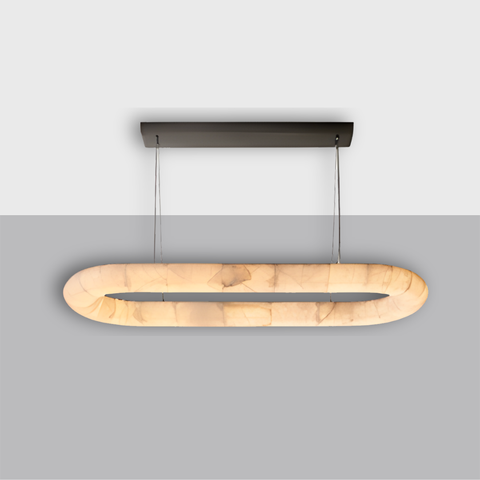 Rivage Lisse Oval Chandelier 57"