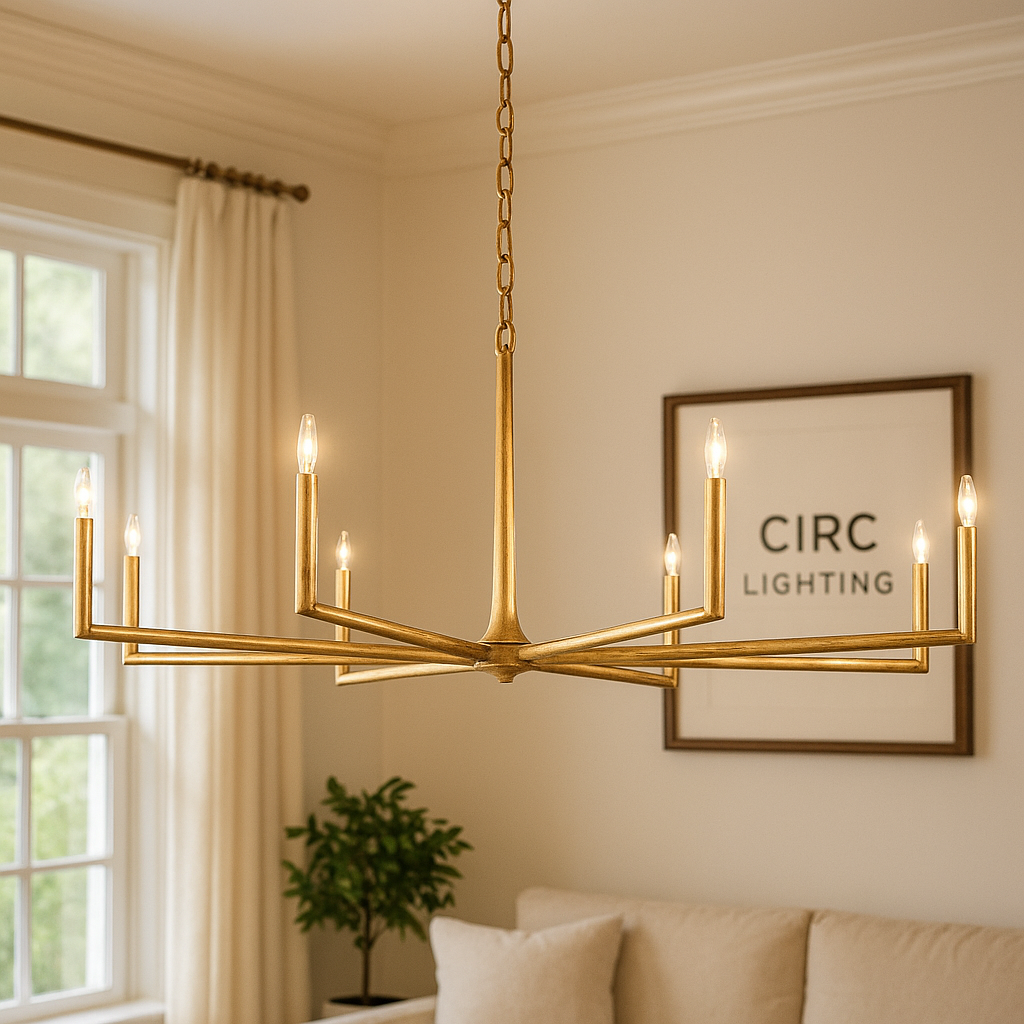 Thaddeus Round Chandelier 72"