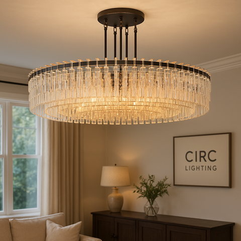 Marignan Round Chandelier 60"
