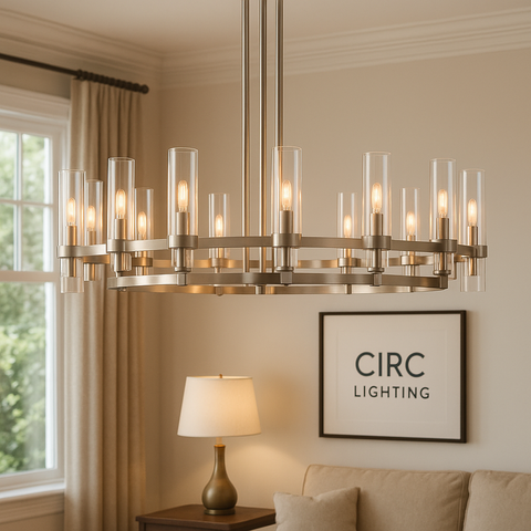 Ravelle Round Chandelier 48"