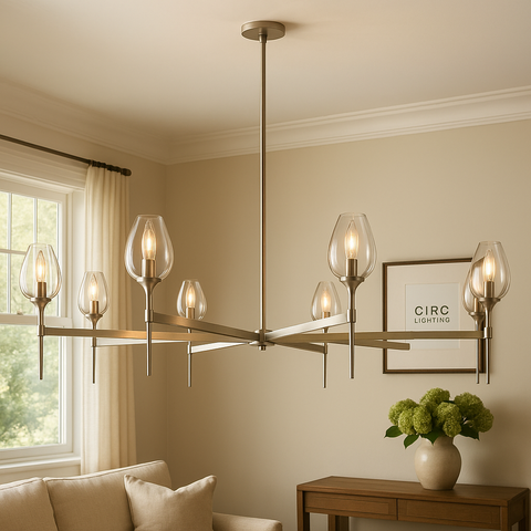 Tulip Round Chandelier 54"