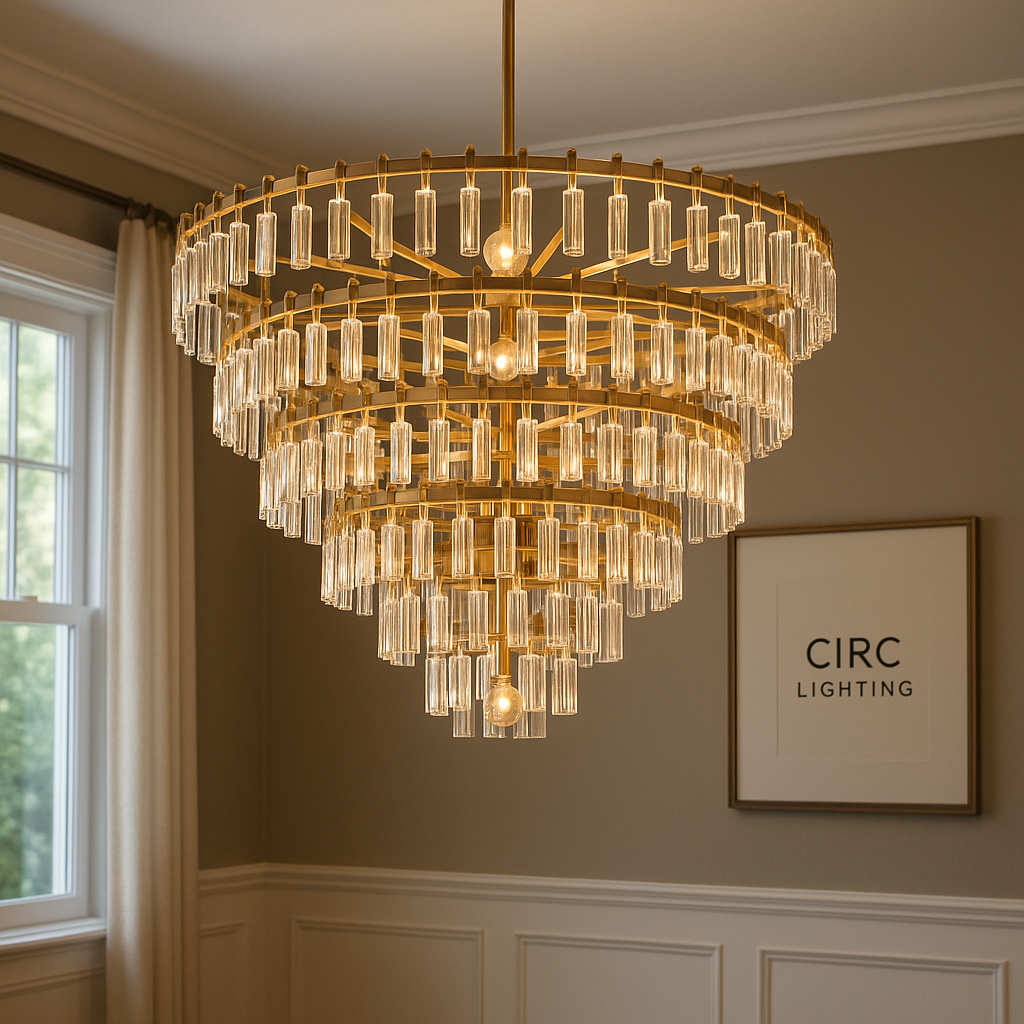 Marignan Tiered Round Chandelier 48"