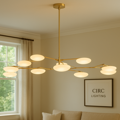 Brindille Two-Tier Chandelier 65"