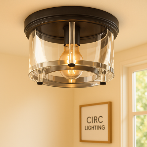 Savile Round Flushmount