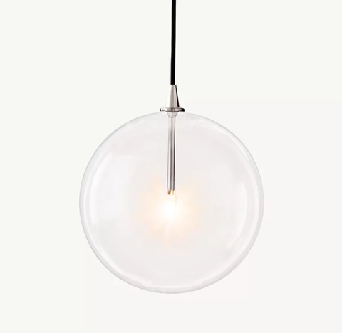 Glass Globe Mobile Pendant – Luxury LED Ceiling Light