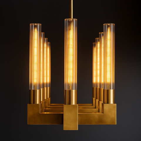 Cannele Linear Chandelier 55"