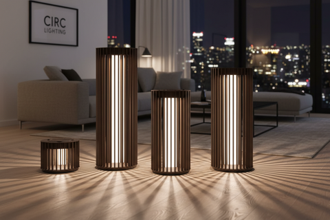 Porto Aluminum Round Solar Lantern