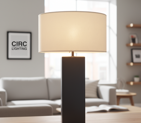 Sarezzo Metal Square Table Lamp