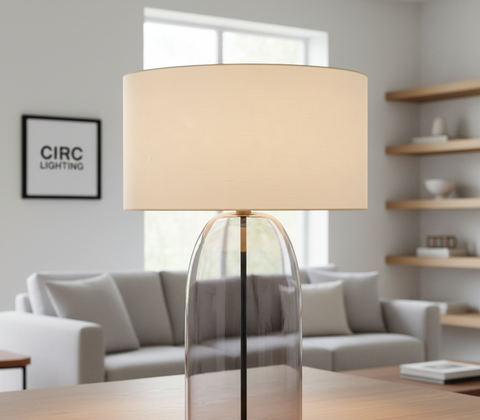 Blom Clear Glass Table Lamp