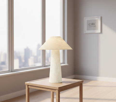 Mycena Obelisk Stone Table Lamp