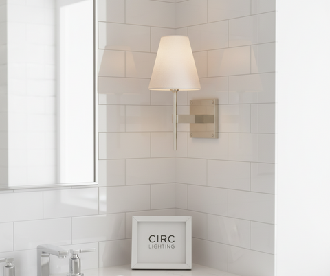 Fulham Linen Shade Sconce