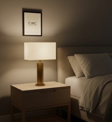 French Rectangular Linen Shade