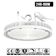 CIRC LED UFO High Bay Light 150W 5000K 100–277V White with US Plug